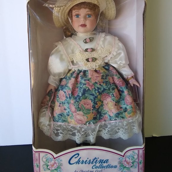 Christina Collection 1998 Porcelain doll with certificate of authenticity - Picture 1 of 16